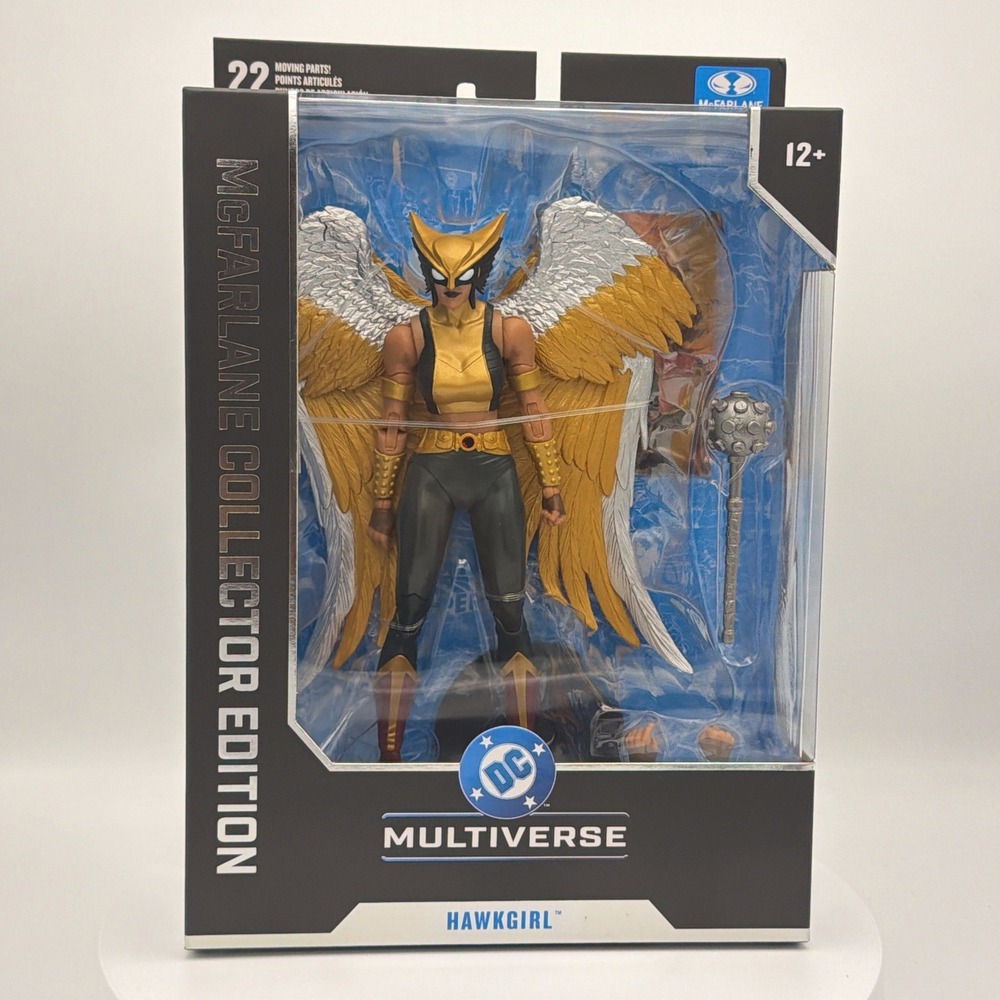 McFarlane Hawkgirl 2026 Action Figure 7in Gold DC Multiverse Collector Edition